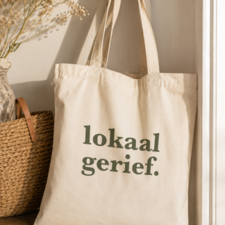 totebag. lokaal gerief.